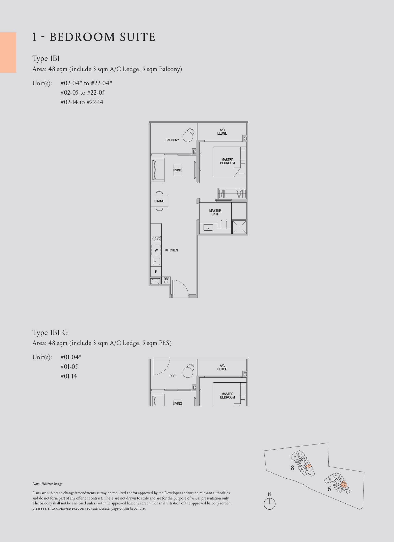 Kopar 1 Bedroom Floor Plan 2