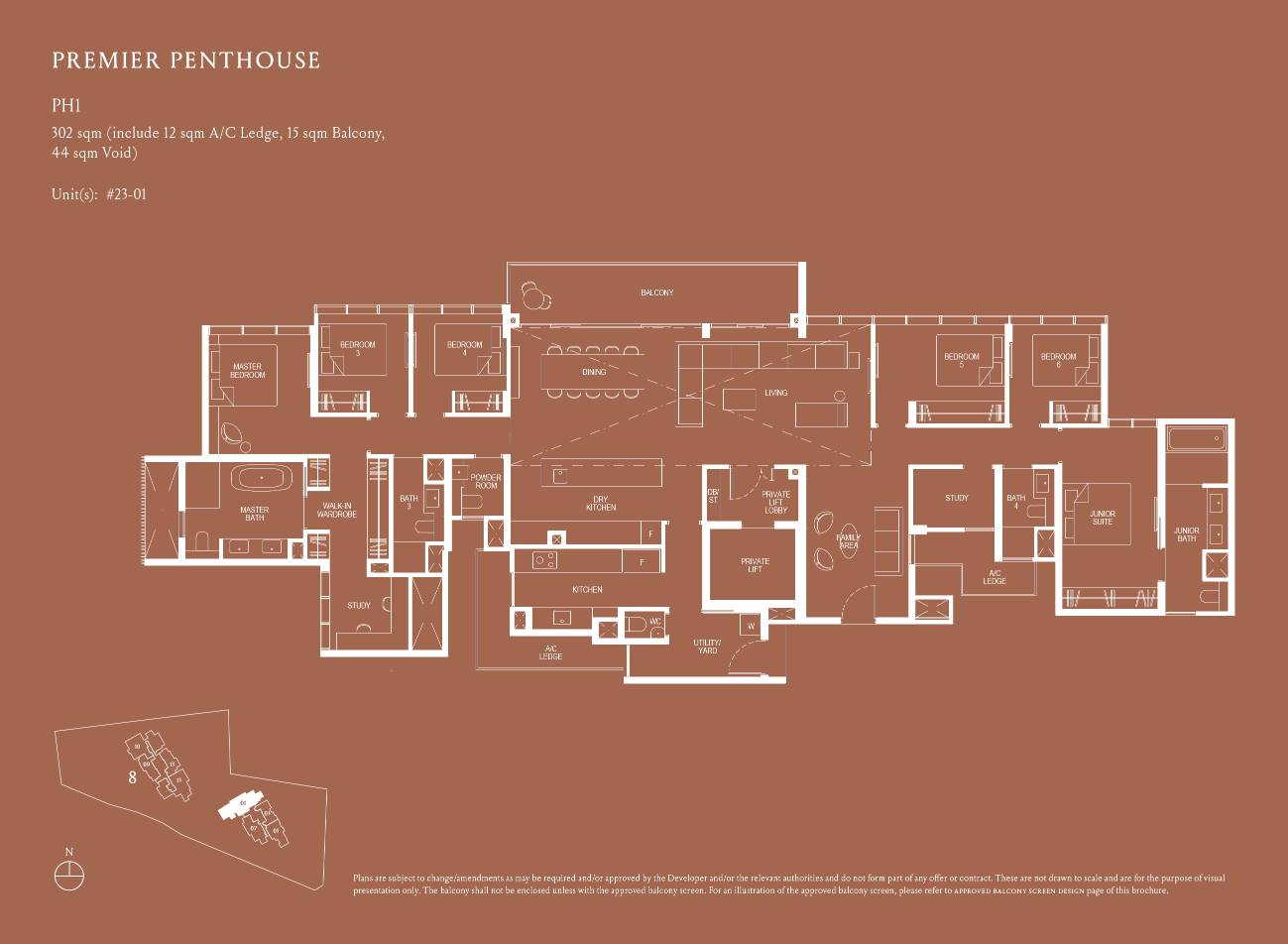 Kopar 1 Bedroom Floor Plan 3